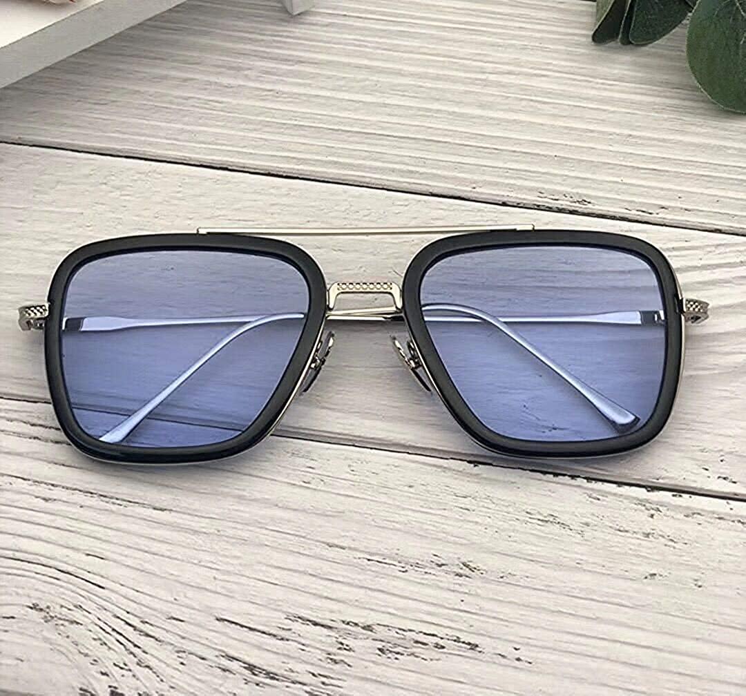 Unisex Retro Square Sunglass