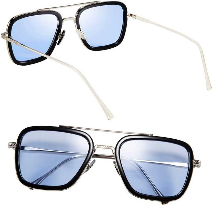 Unisex Retro Square Sunglass