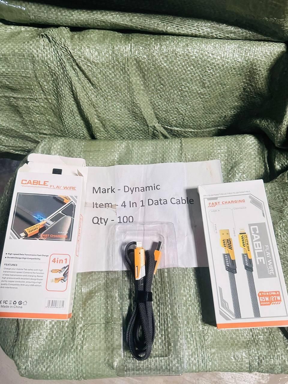 4 in 1 USB C Cable Lightning Cable