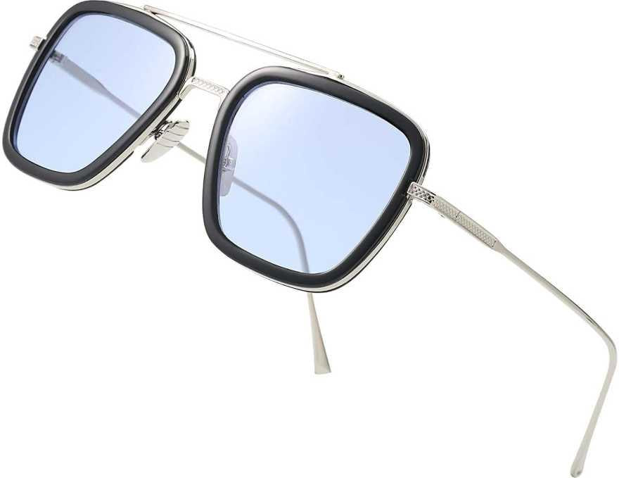 Unisex Retro Square Sunglass